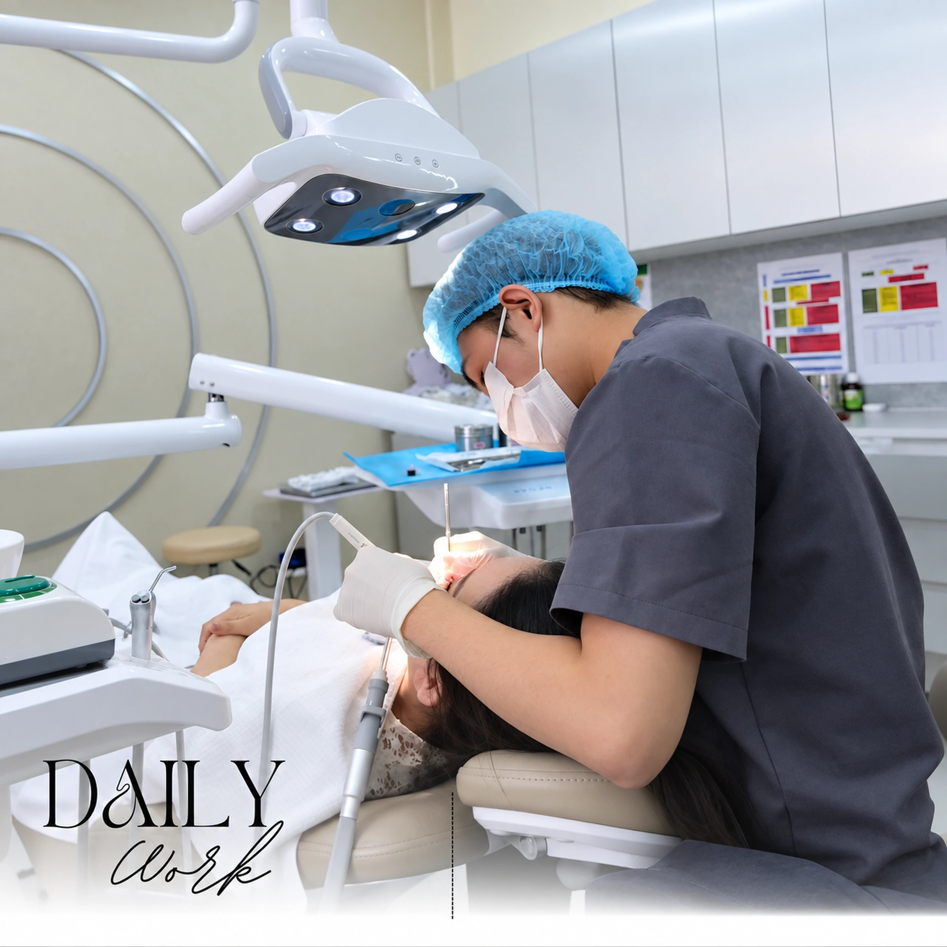 Bác sĩ thăm khám và điều trị cho khách hàng